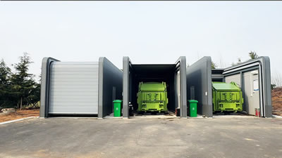 Integrated Smart Garbage Compression Station