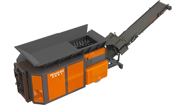 Mobile Double-Shaft Shredder