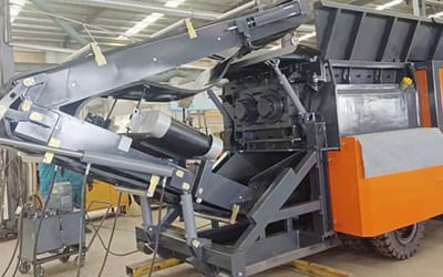 Mobile Double-Shaft Shredder