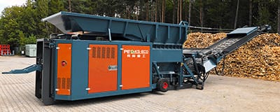 Mobile Double-Shaft Shredder