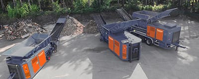 Mobile Double-Shaft Shredder