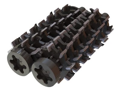 Mobile Double-Shaft Shredder