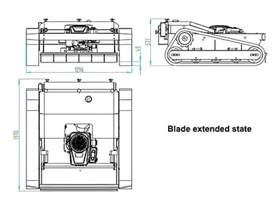 Crawler Lawn Mower
