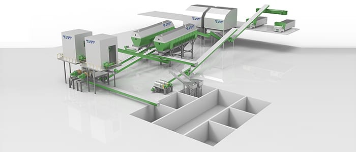 Wet Anaerobic Treatment System for Kitchen Waste