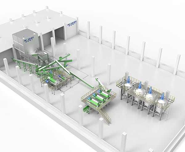 Dry Anaerobic Treatment System for Kitchen Waste